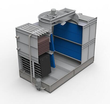 方型密闭式冷却塔