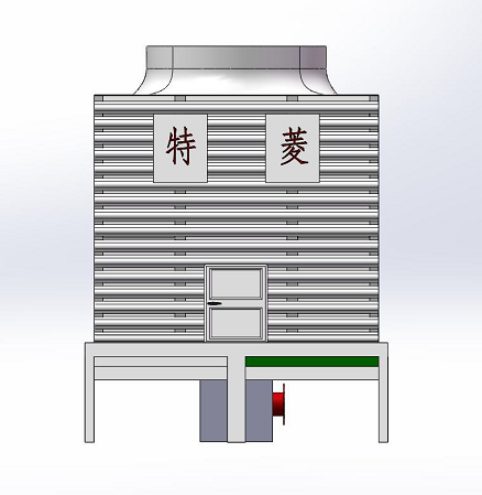 逆流方形冷却塔效率